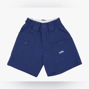 Aftco Boys Youth Original Fishing Short Navy Size 22